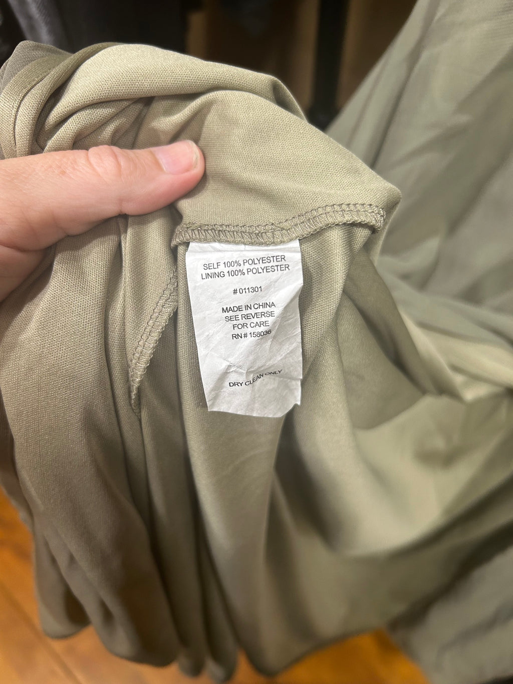 Sage Green Birdy Grey Jackson Chiffon Dress, S