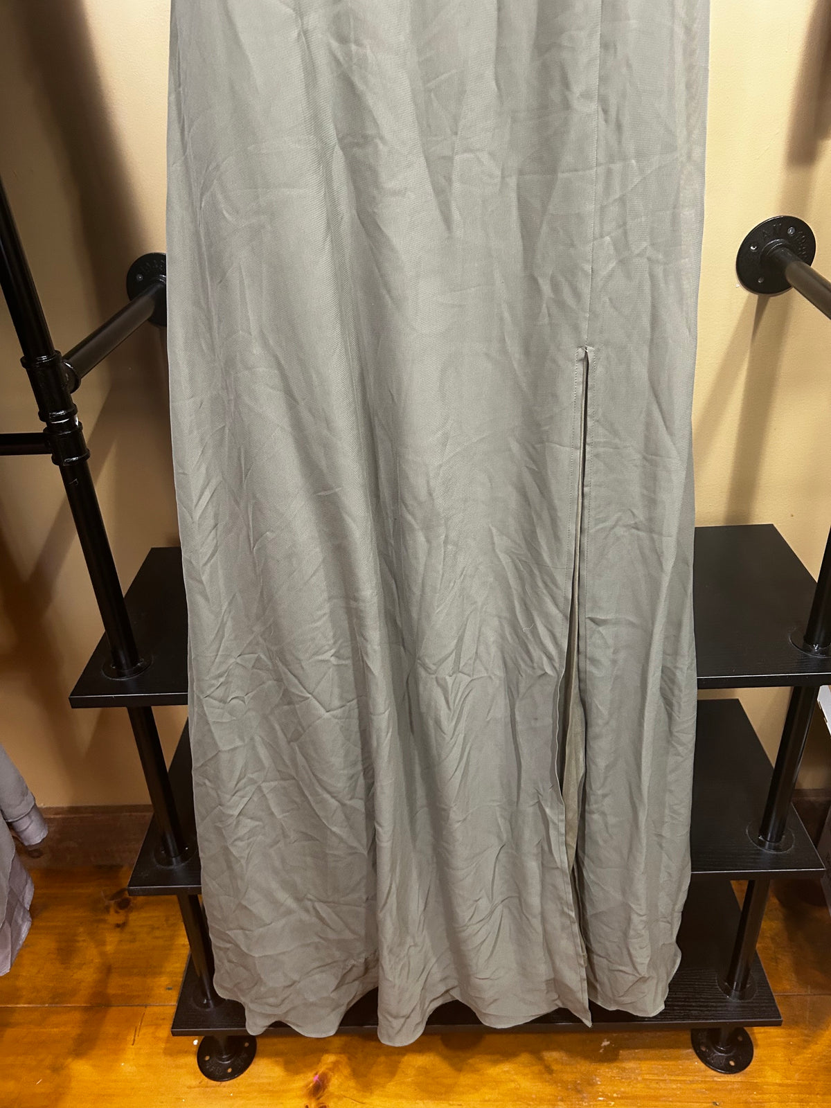 Sage Green Birdy Grey Jackson Chiffon Dress, S