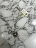 Gold-Tone No Brand Label Pendant Necklace, OS