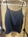 Graphite  Eileen Fisher NWOT $178 Silk/Organic Cotton Cami, XL