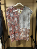 Multi  Marketplace of India Patchwork Top, M