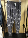 Gray Lazy One  Bicycle Sweatpants, L