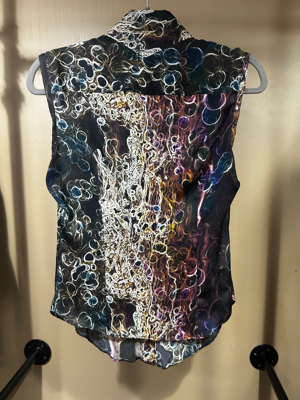 $295 Theory  100% Silk Top, S