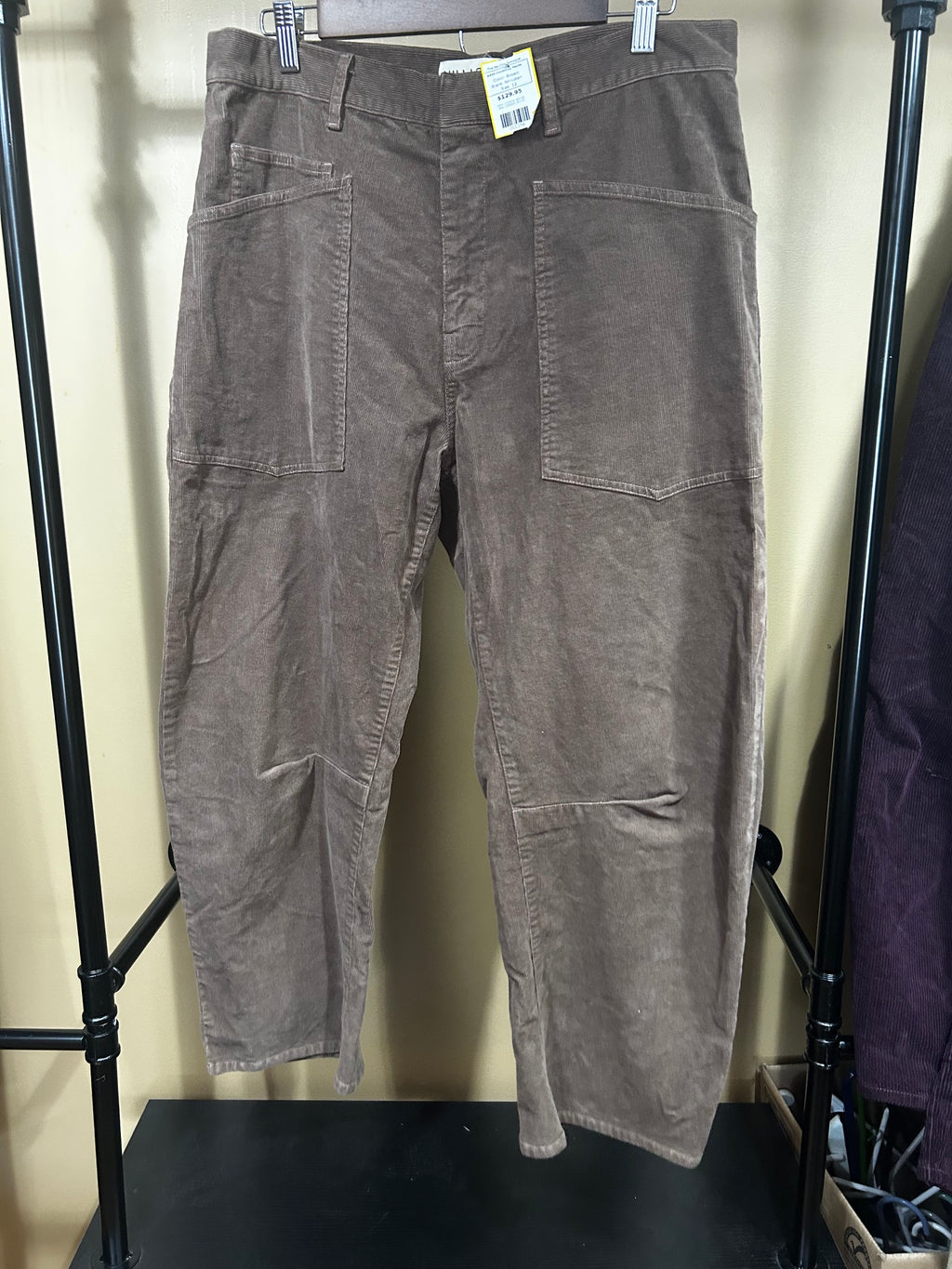 Brown Nili Lotan $450 Corduroy Pants, 12