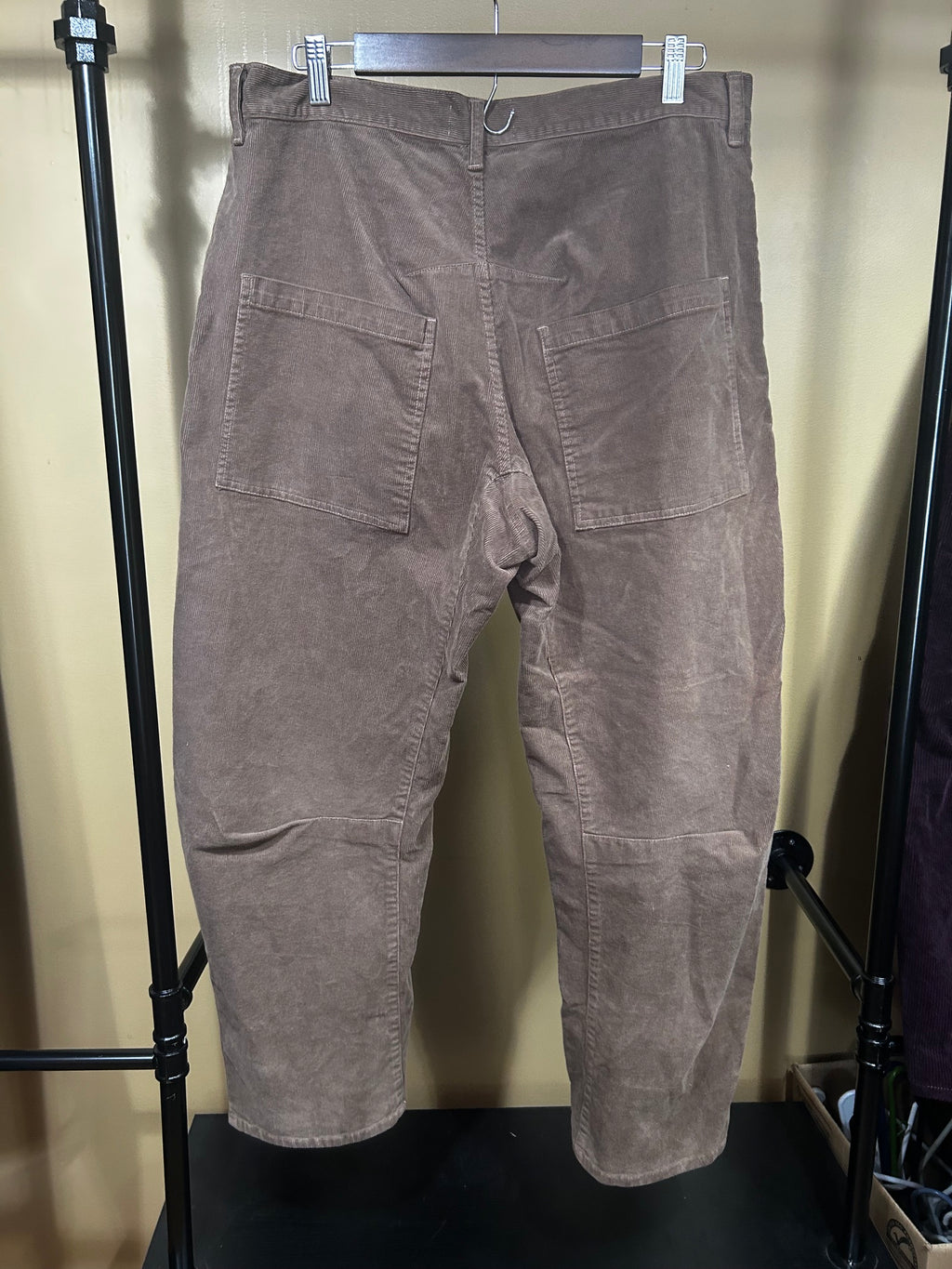 Brown Nili Lotan $450 Corduroy Pants, 12