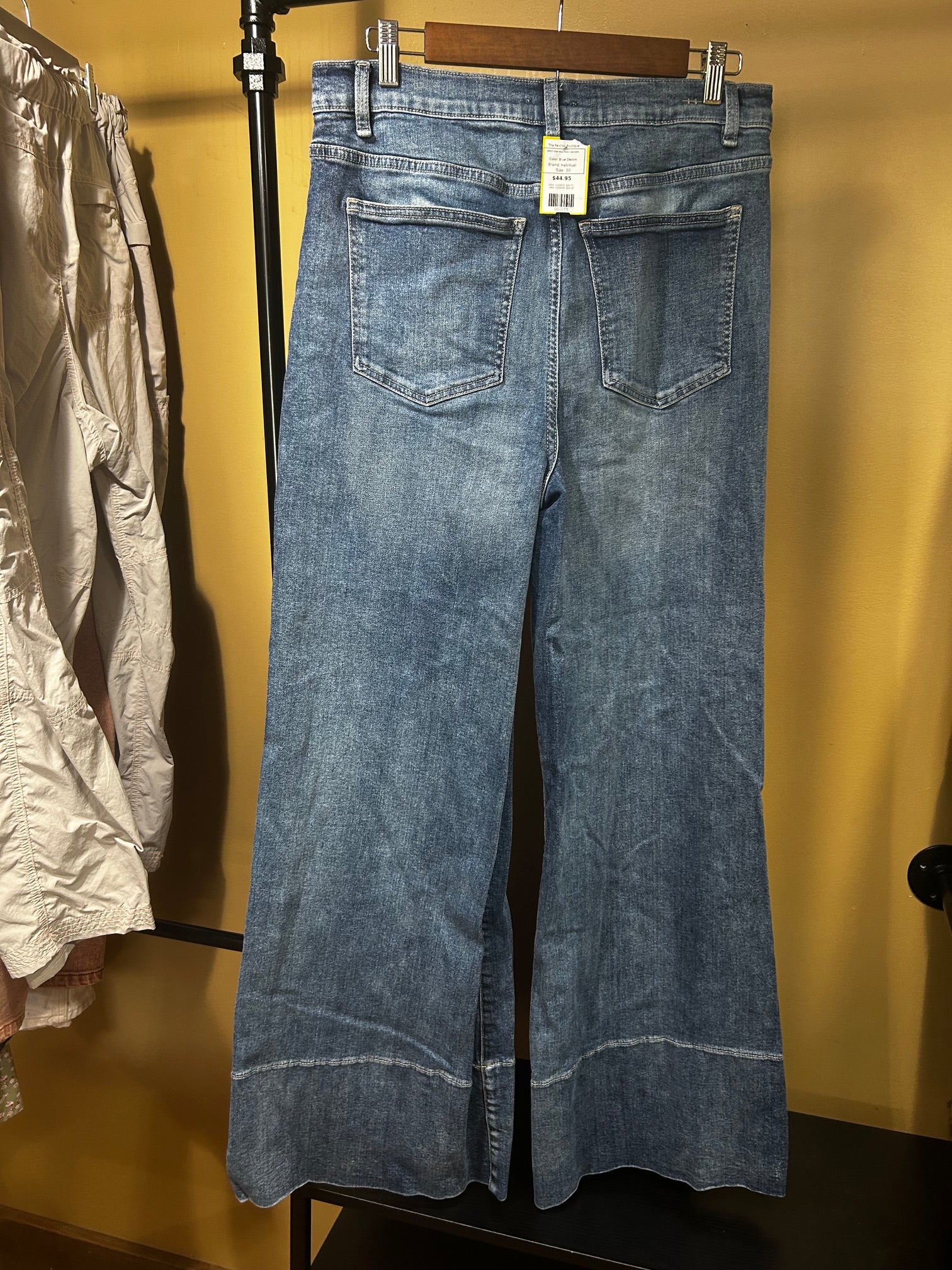 Blue Denim Habitual NWOT High Rise Wide Leg Jeans, 30