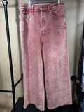 Rust Free People NWOT Wide Leg Cropped Jeans, 30