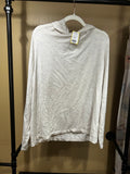 Cream Vince Wool/Cashmere Hoodie, XL