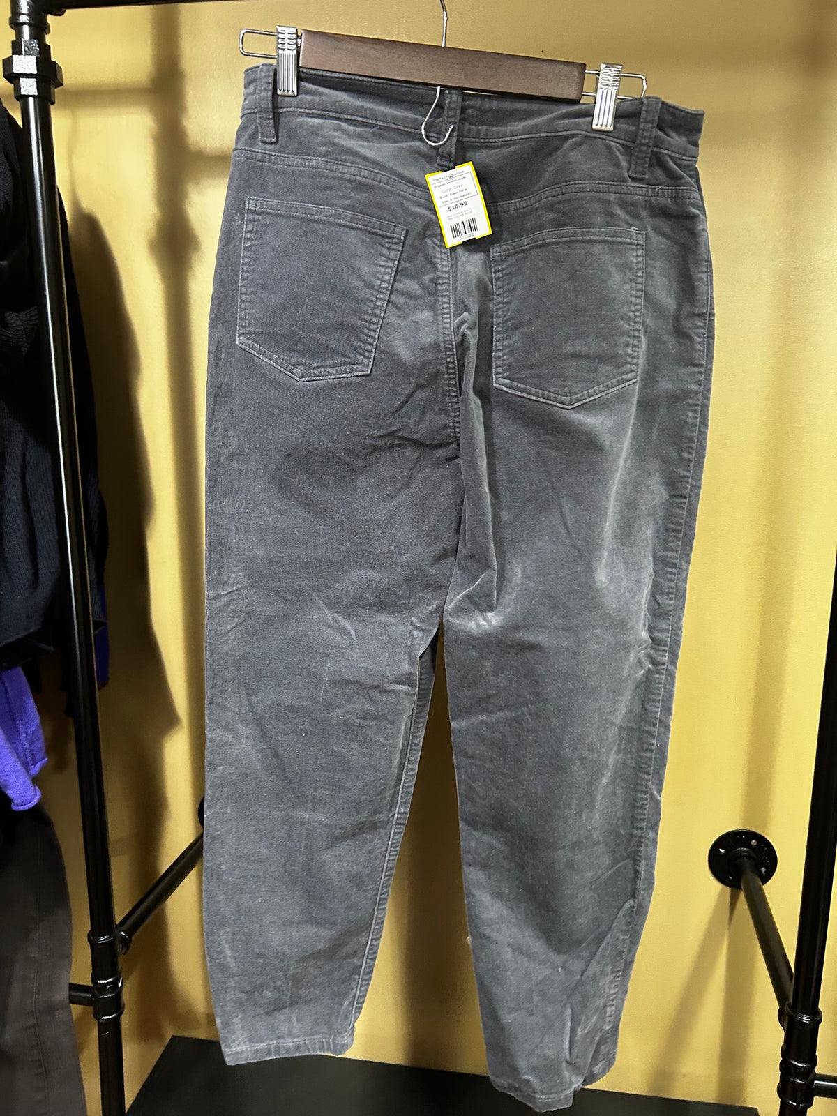 Gray Eileen Fisher Organic Cotton Pants, 6 (estimated)