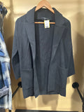 Black Vince 100% Organic Cotton Knit Blazer, XS