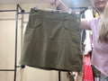 Olive Green Athleta Funky Skirt with shorts, 8