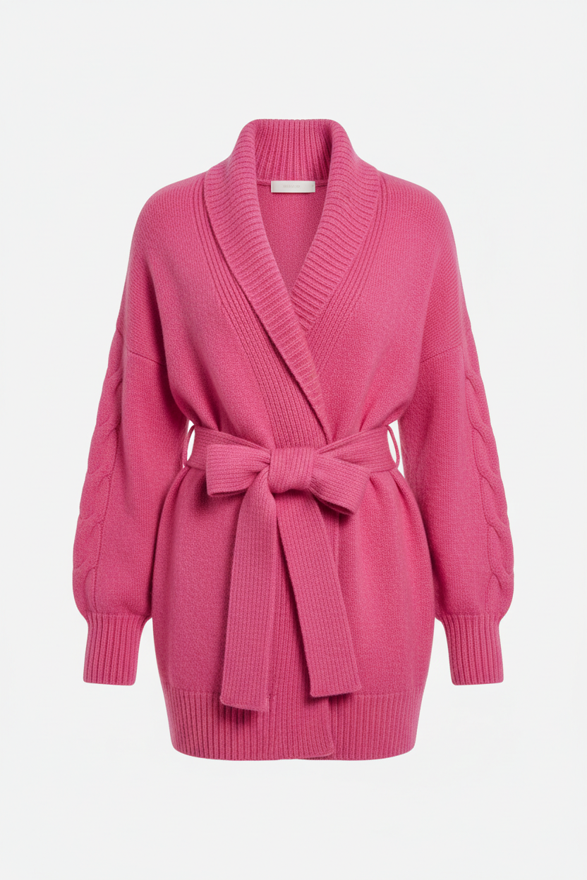 NWT Marimeko hot pink cardigan size M